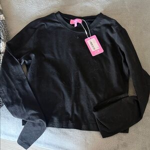 Edikted Black Long Sleeve Top